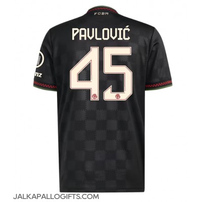 Bayern Munich Aleksandar Pavlovic #45 Kolmaspaita 2025-26 Lyhythihainen Bayern Munich Aleksandar Pavlovic #45 Kolmaspaita 2025-26 Lyhythihainen